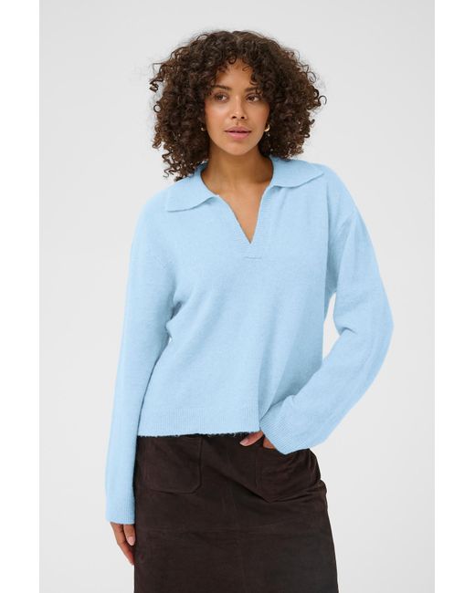 Kaffe Blue Pullover Jolanda