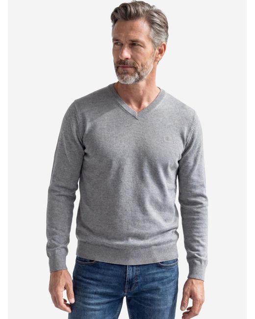 Redmond Pullover Basic in Gray für Herren