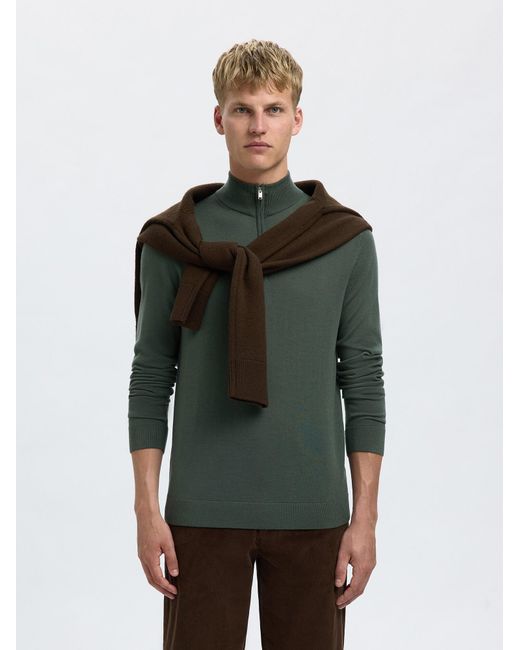 SELECTED Pullover Slhtray in Green für Herren