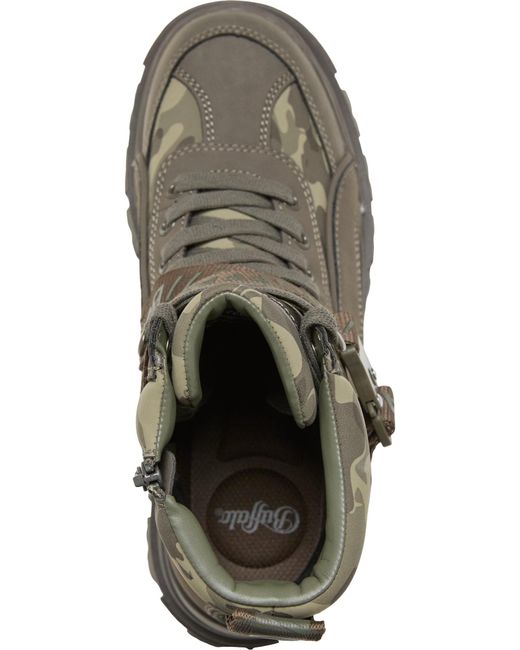 Buffalo Green Schnürstiefelette Aspha