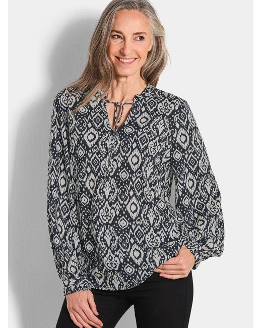 Goldner Gray Bluse