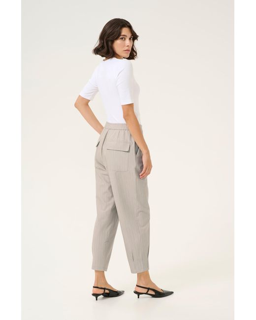 Kaffe Natural Bügelfaltenhose