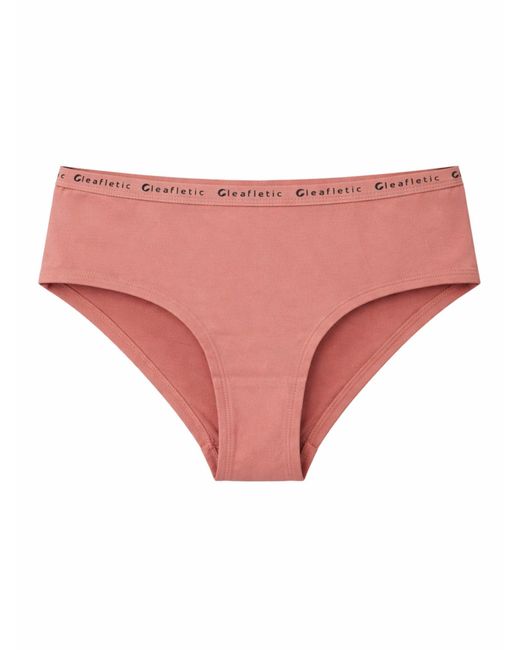 LEAFLETIC Pink Slip Mid Rise Brief