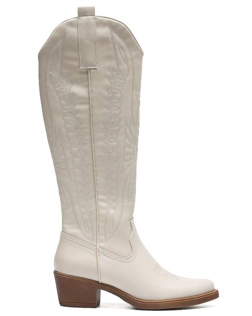 Smile Favorites White Cowboystiefel