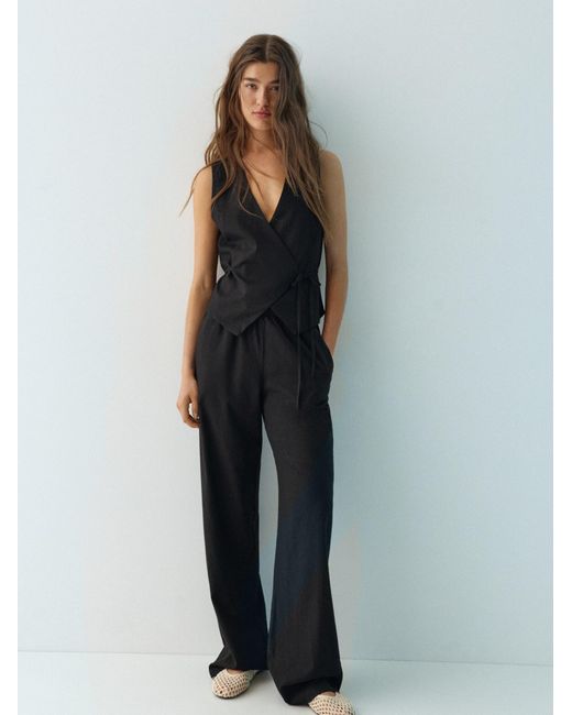 Pull&Bear Black Anzugweste