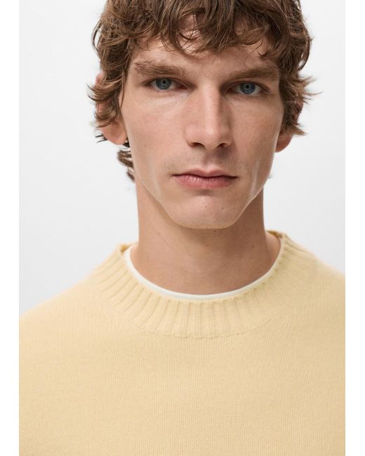 Mango Pullover Lory in Natural für Herren