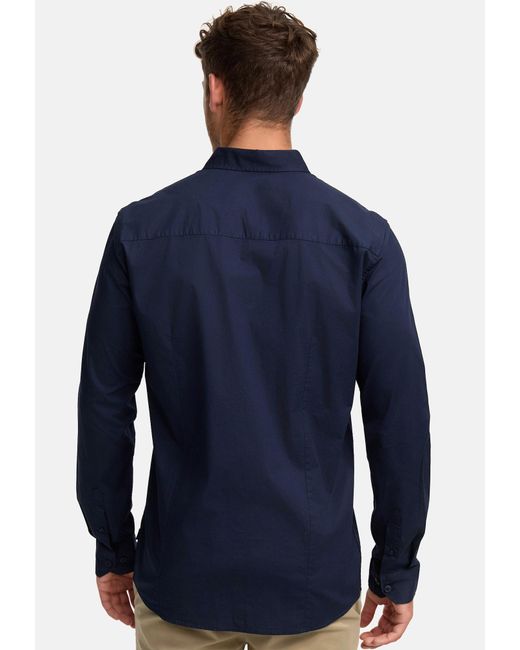 INDICODE Hemd Kamby in Blue für Herren