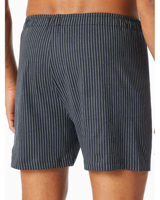 Schiesser Boxershorts Basic in Blue für Herren