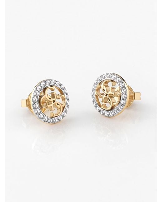 Guess White Ohrringe Life