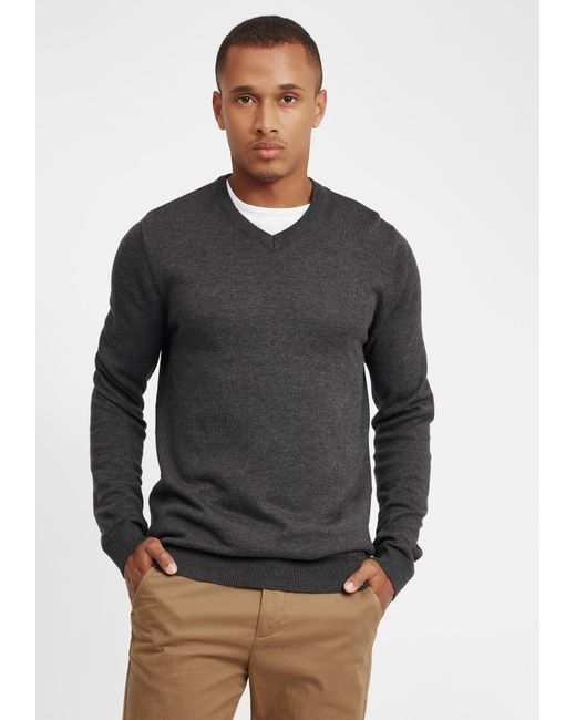 Solid Pullover Alegre in Gray für Herren