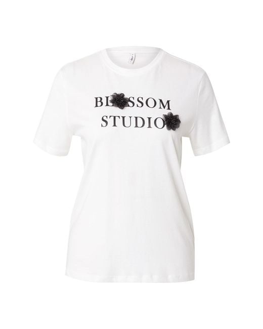 ONLY White T-Shirt Onlblossom
