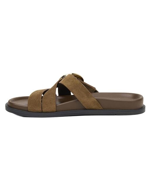 Desa Brown Pantolette Folien
