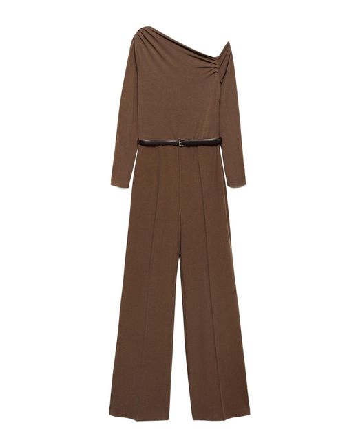 Mango Brown Jumpsuit 'Mapy'
