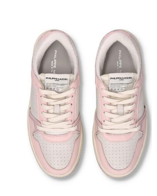Philippe Model Pink Sneaker Low