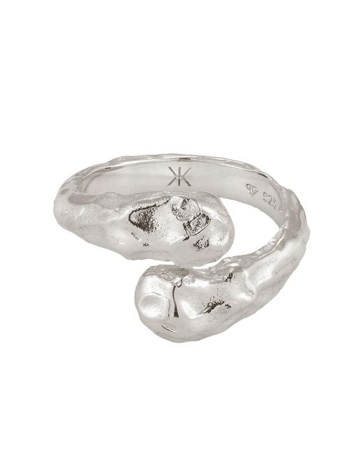 Kuzzoi Ring in White für Herren