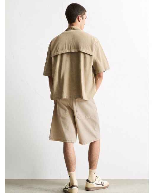 Pull&Bear Shorts in Natural für Herren