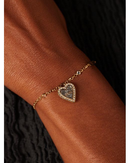 Guess Metallic Stalen zweifarbiges Armband Love Me Tender – Armband – Staal – Goudkleurig – 19