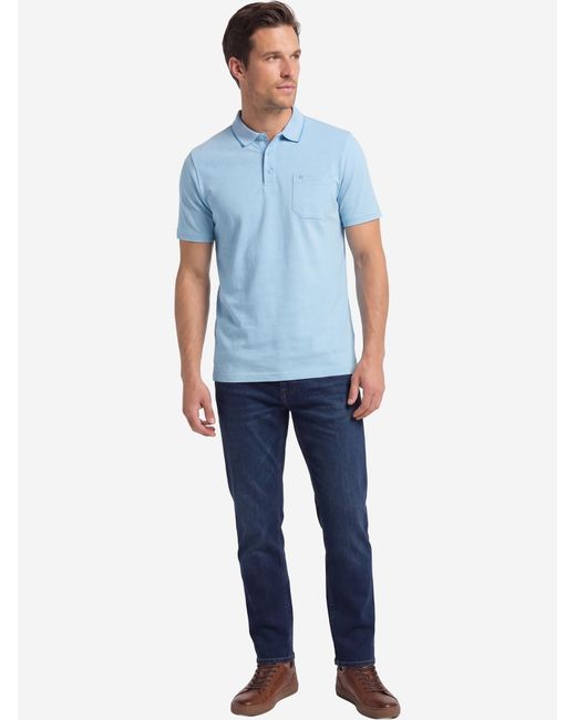 Redmond Shirt Basic in Blue für Herren