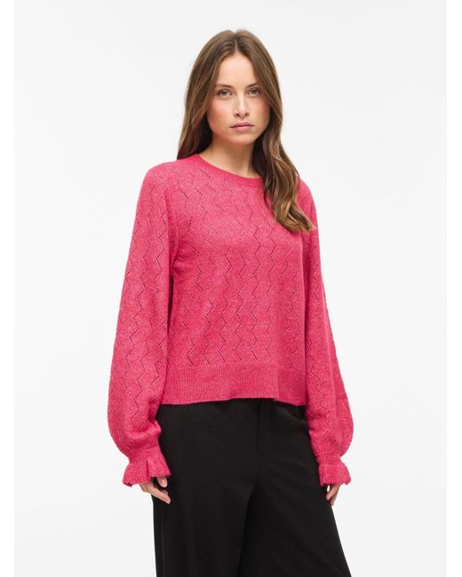 Vila Pink Pullover Visalsa