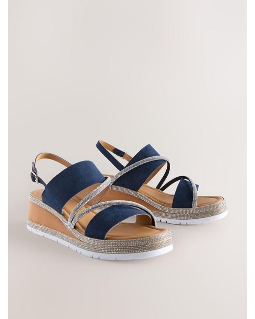 Next Blue Sandale