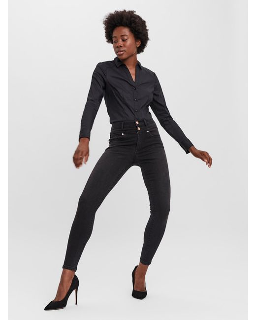 Vero Moda Black Blusenbody