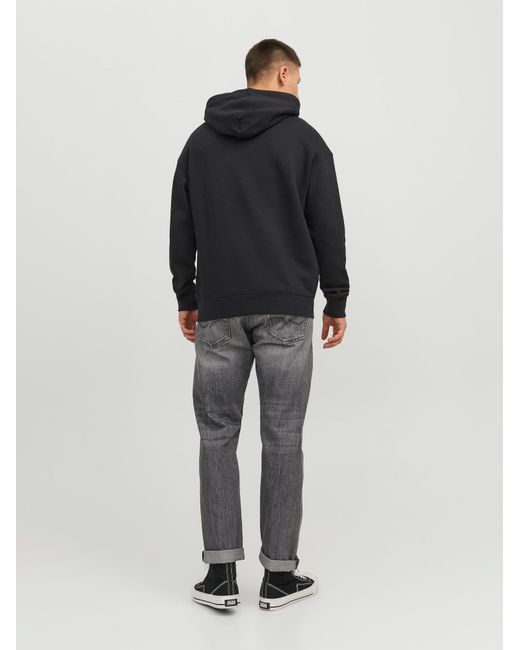 Jack & Jones Kapuzensweatshirt JJESTAR JJ SWEAT HOOD NOOS PLS mit Kängurutasche in Blue für Herren