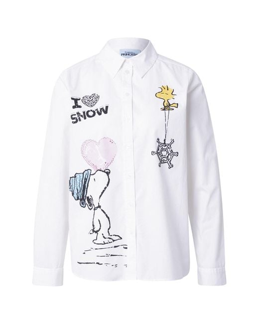 FROGBOX White Bluse 'Snoopy'