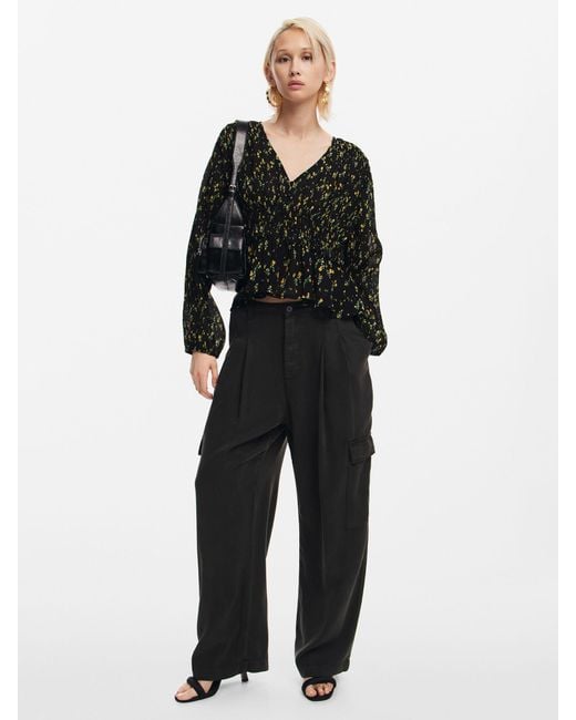 Desigual Black Bluse