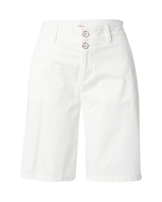 S.oliver White Shorts