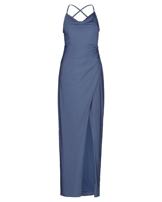 Vera Mont Blue Abendkleid Figurbetont