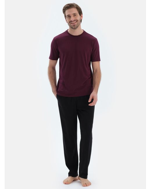 Dagi Pyjama in Purple für Herren