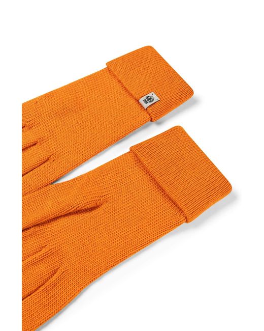 Roeckl Orange Strickhandschuhe Essentials