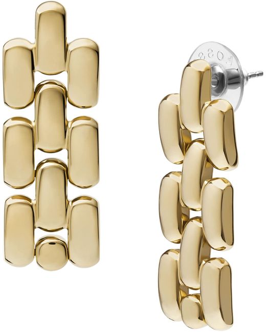 Fossil Metallic Ohrringe