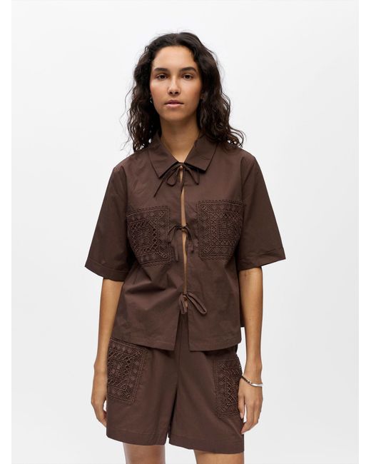 Object Brown Bluse Objdidde Hope