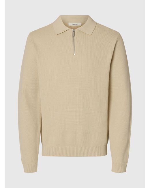 SELECTED Pullover in Natural für Herren