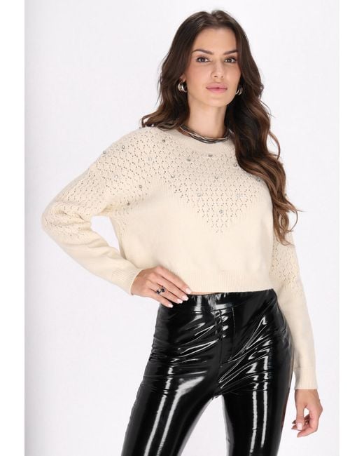 faina White Pullover