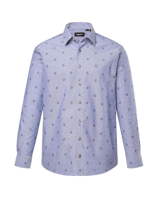 Men Plus Hemd in Blue für Herren
