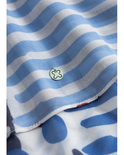 Codello Blue Loop-Schal Mit Grafischem Muster