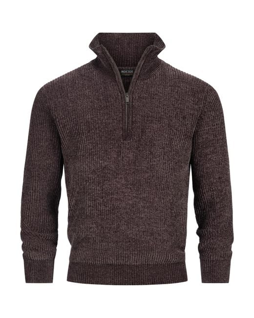 INDICODE Pullover Inhunch in Brown für Herren