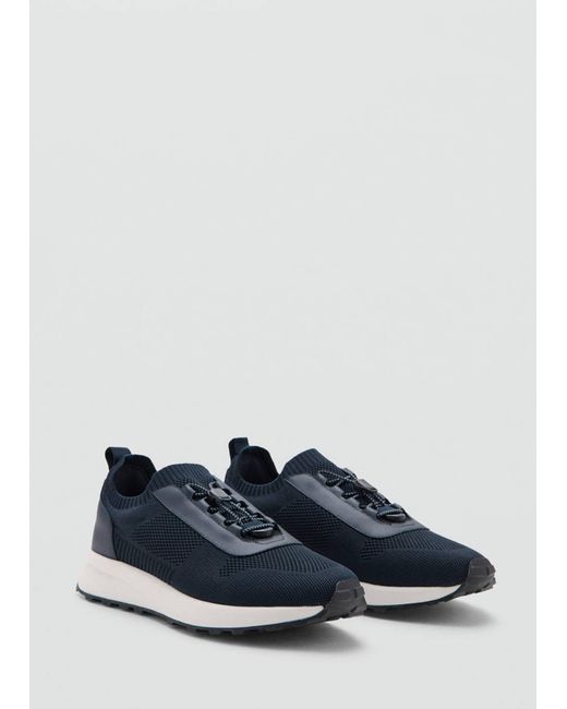 Mango Sneaker Performance in Blue für Herren
