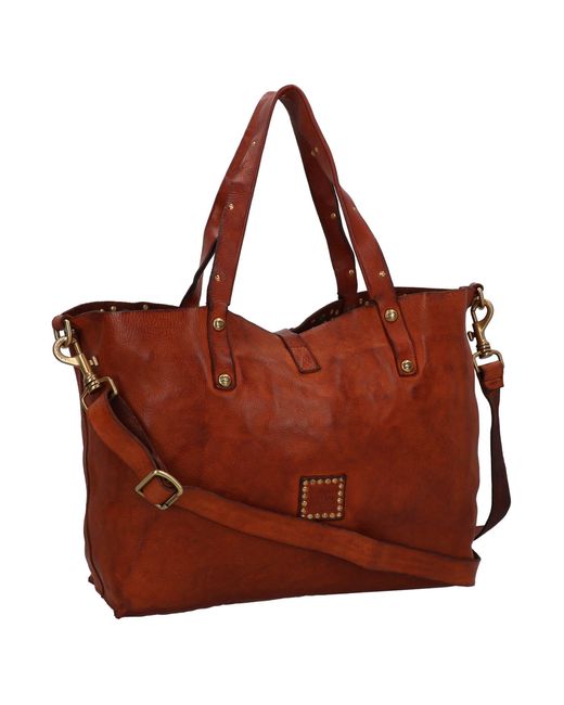 Campomaggi Red Shopper Bella