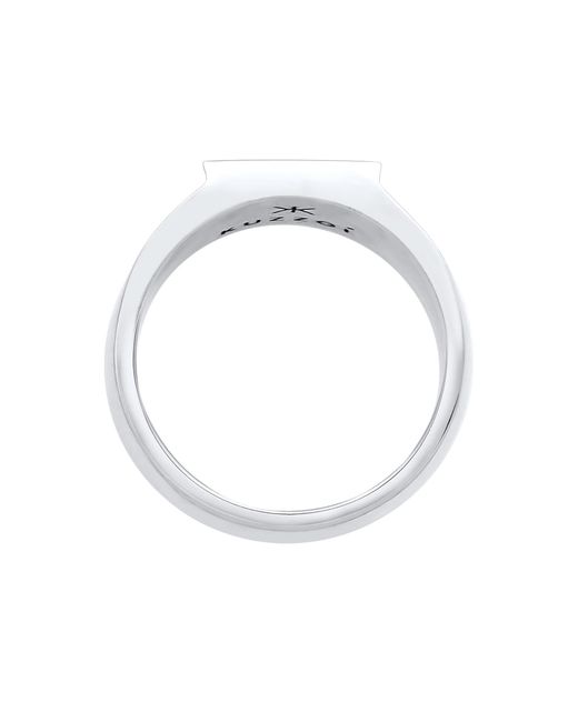 Kuzzoi Ring in Metallic für Herren
