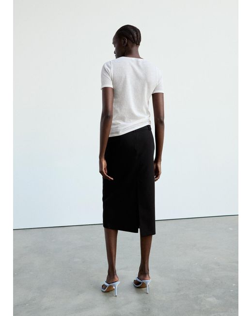 Mango White Pullover Laye