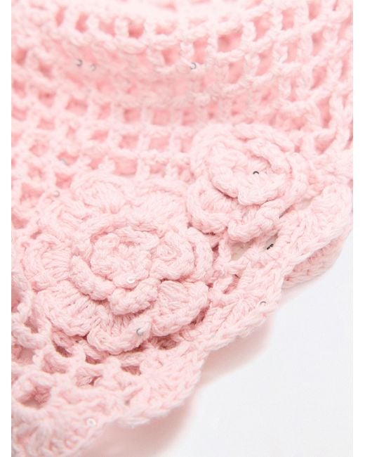 Bershka Mütze in Pink für Herren