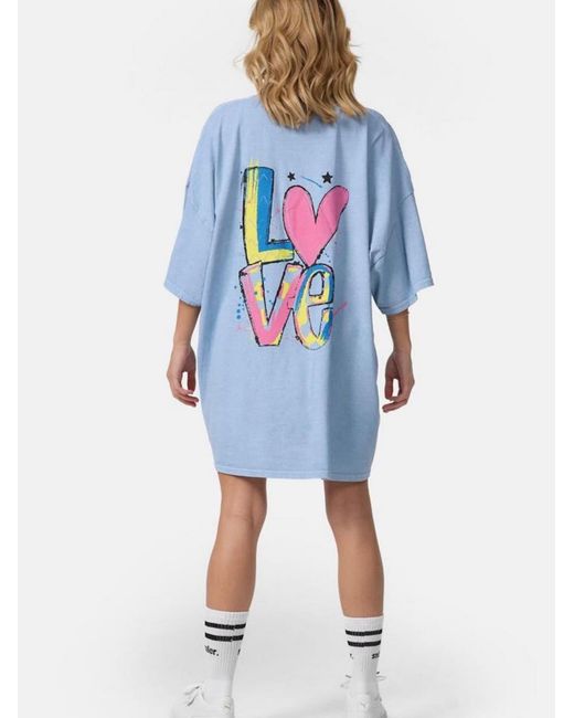 Worldclassca Blue Oversizeshirt