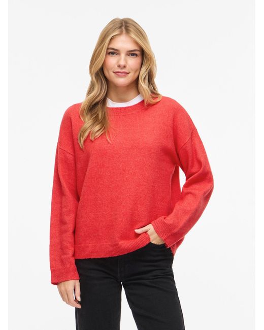 Vila Red Pullover Viliga