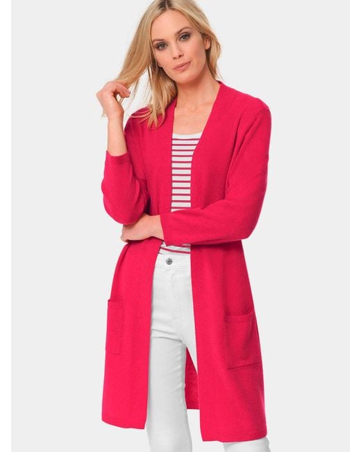 Goldner Pink Strickjacke