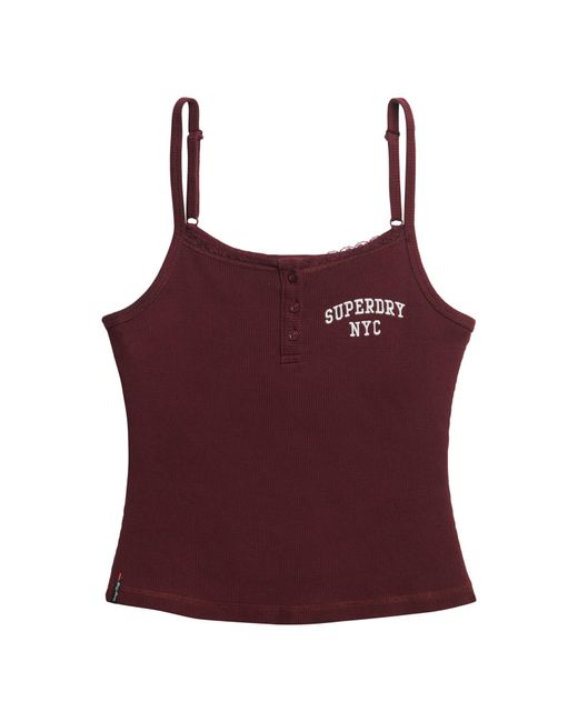Superdry & Co Purple Top Athletic Essentials