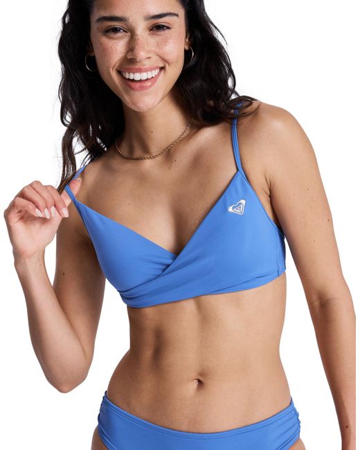 Roxy Blue Bikinitop Solid Essentials