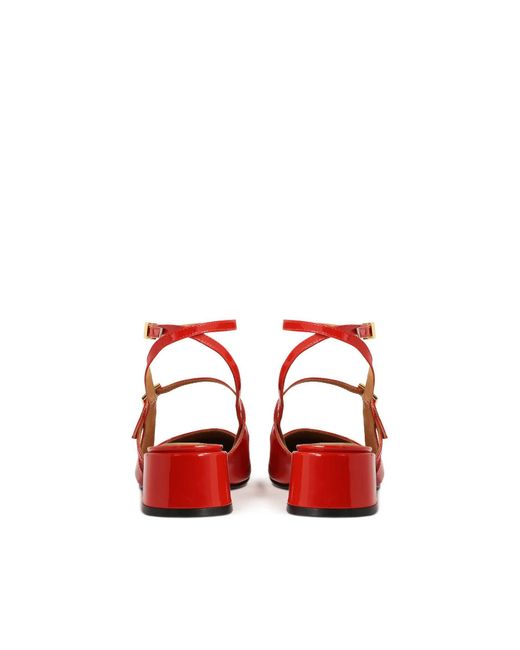 Kazar Red Pumps